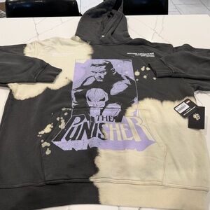 Darc Sport The Punisher Hoodie - Black, Cream, and Purple